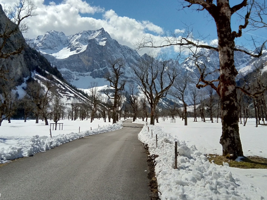 Großer Ahornboden bereits mit Rennrad erreichbar