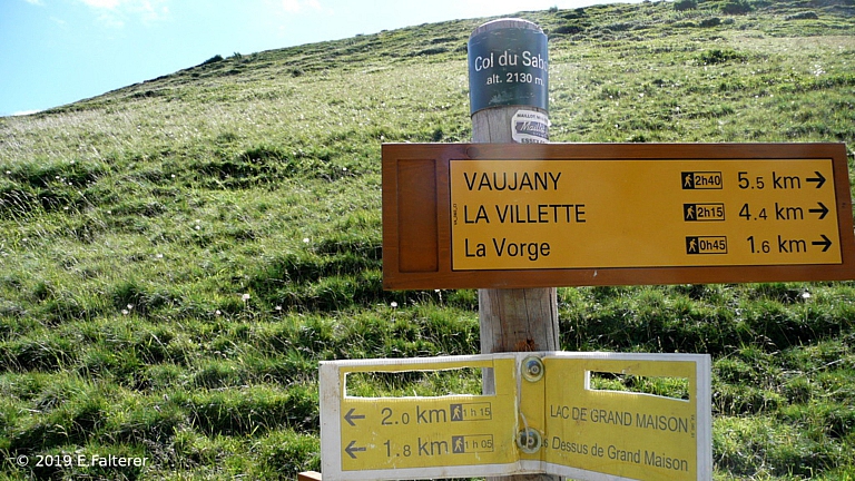 Mehr über den Artikel erfahren Col du Sabot (mit Zugabe)