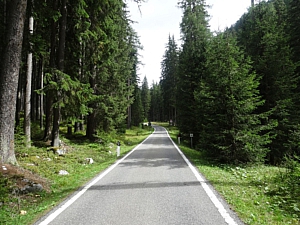 Einsam zum Staller Sattel