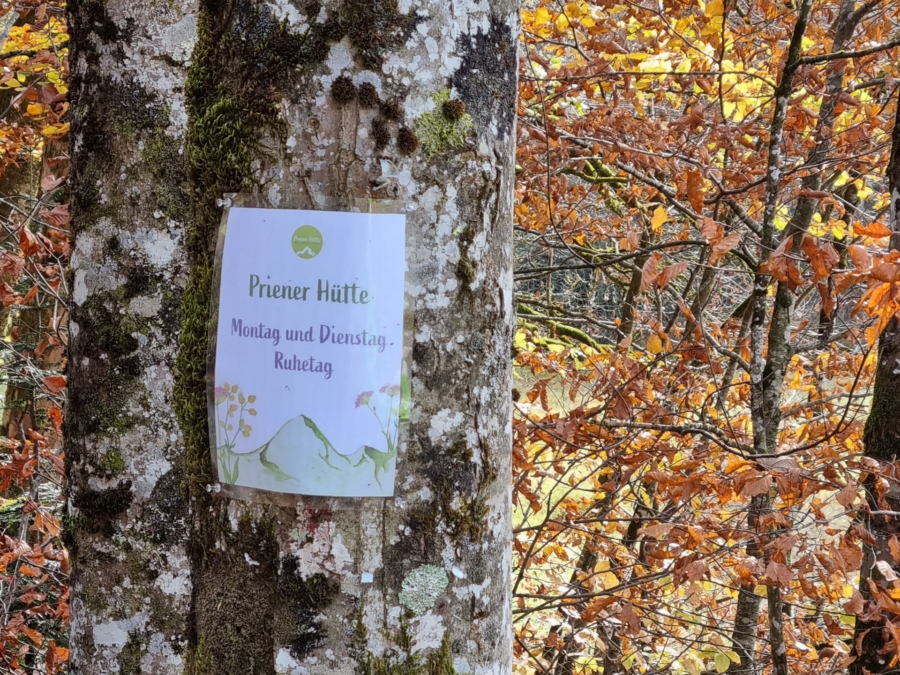 Hüttengravel mit Anlauf