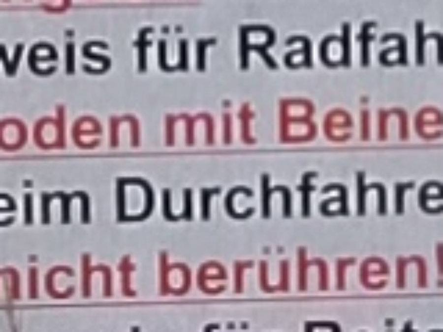 Boden mit Beinen nicht berühren! (ein Jahresrückblick)